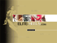 Tablet Screenshot of elite-heels.com